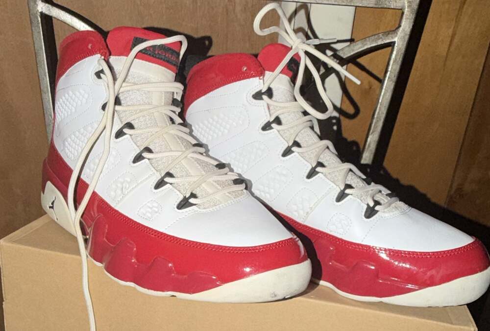 Air Jordan 9 Retro Gym Red White Sneakers